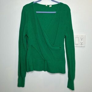 Moth x Anthropologie Green Sweater